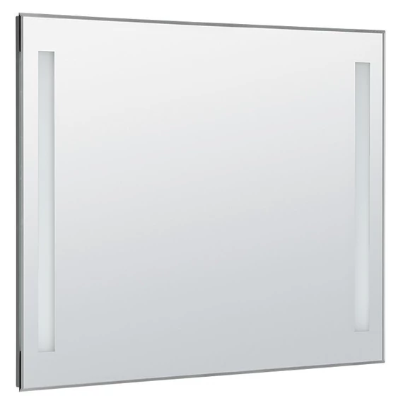 AQUALINE LED tükör világítással, billenő kapcsolóval, 100x80cm