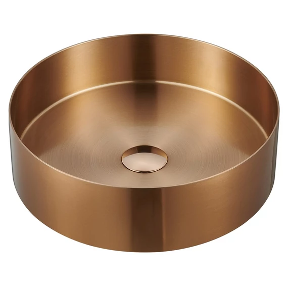 AURUM mosdó klik-klak lefolyóval, 38cm, rózsaarany