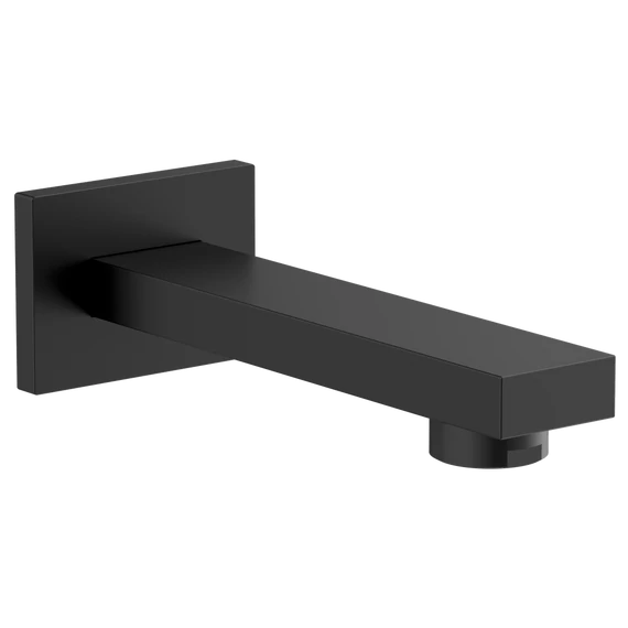 Fali kifolyócső, 160mm, matt fekete