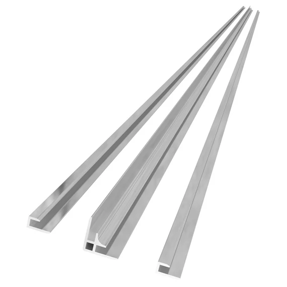 DENIPAN sarokprofil szett, 2100mm, króm