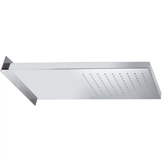 SAPHO Fali fejzuhany, téglalap, 500x200x30mm, polírozott inox