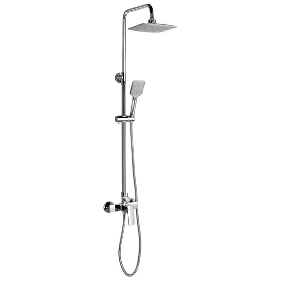 AQUALINE FACTOR teleszkópos zuhanyoszlop csapteleppel, mag.:757-1117mm, bekötés:150mm, króm