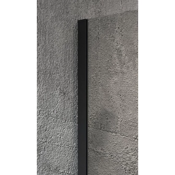 GELCO VARIO Walk-In fali profil, 2000mm, fekete