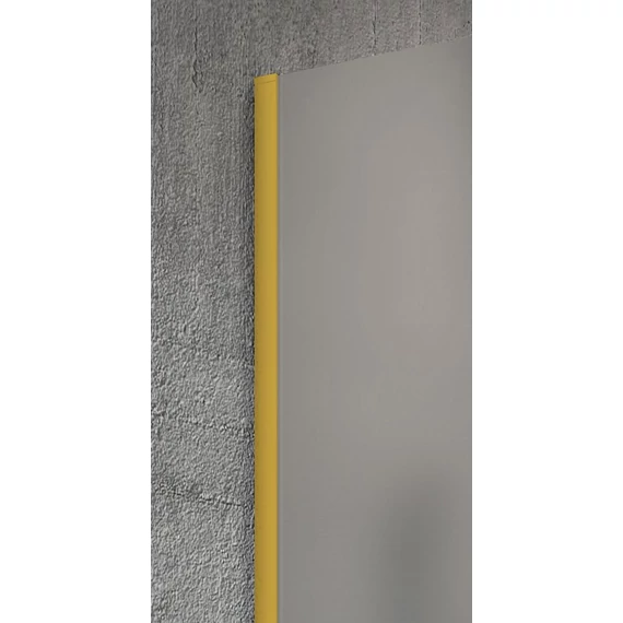 GELCO VARIO Walk-In fali profil, 2000mm, matt arany