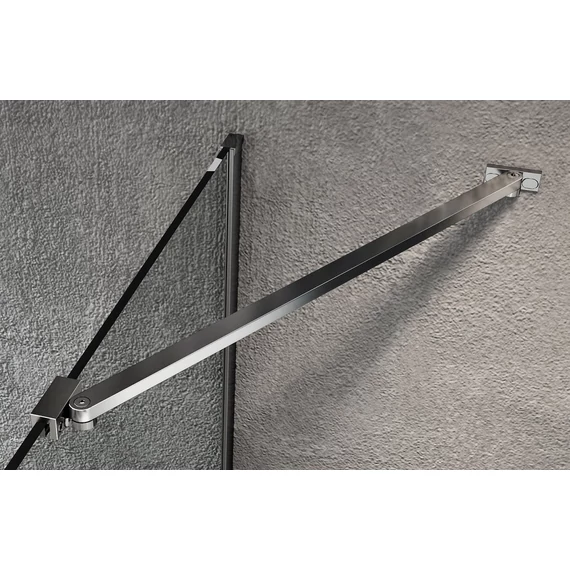 GELCO VARIO Walk-In sarok merevítő, 650mm, króm