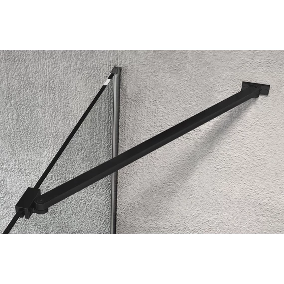GELCO VARIO Walk-In sarok merevítő, 650mm, fekete