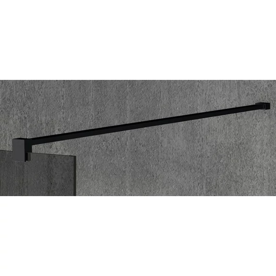 GELCO VARIO Walk-In merevítő, 1400mm, fekete
