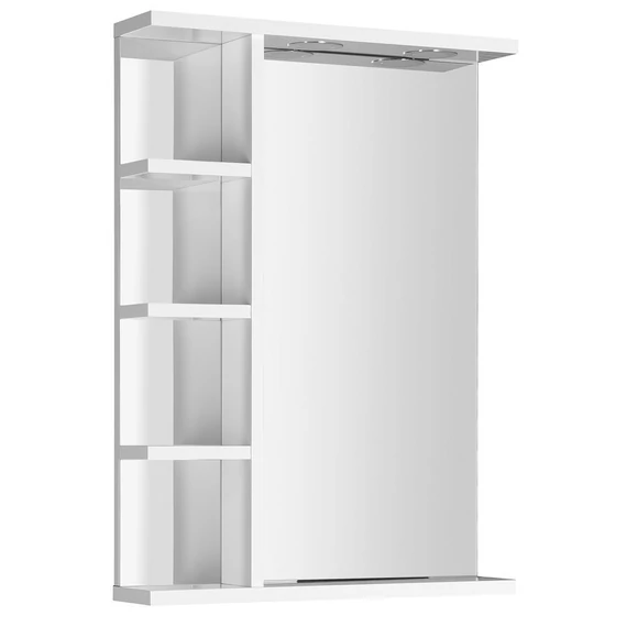 AQUALINE KORIN LED tükör világítással és polcokkal, 52x70x12cm
