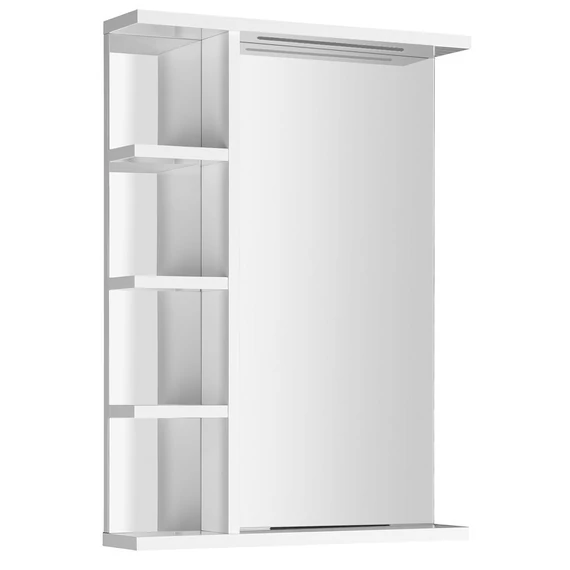 AQUALINE KORIN LED tükör világítással és polcokkal, 50x70x12cm