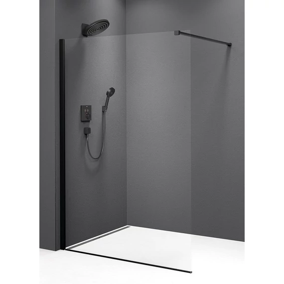 POLYSAN MODULAR Fix zuhanyfal, 1100mm, matt fekete