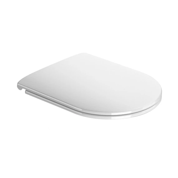GSI CITY PRO WC-ülőke, Soft Close, duroplast, fehér/króm