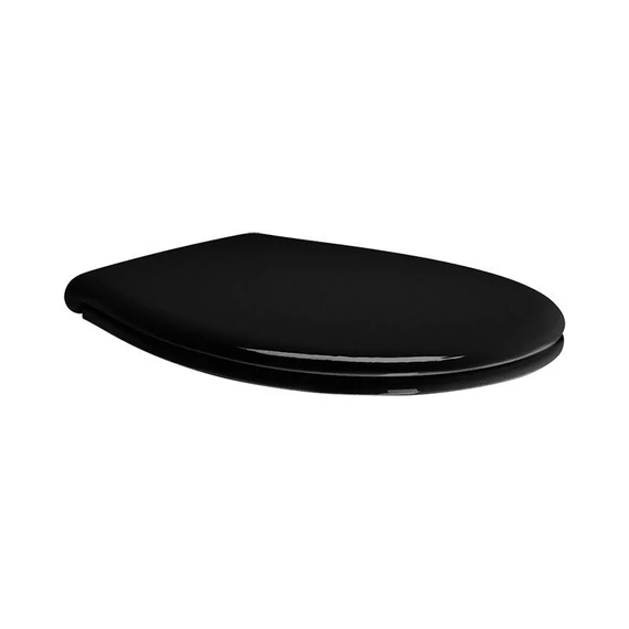 GSI CLASSIC soft close WC-ülőke, fekete/króm
