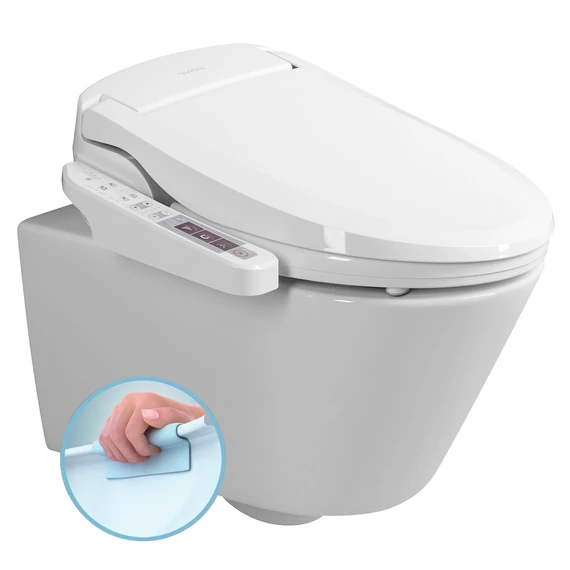 AVVA fali WC BLOOMING EKO PLUS elektronikus bidé WC-ülőkével