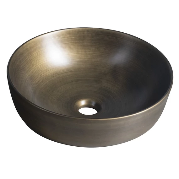 PRIORI kerámiamosdó, átm.:41,5cm, bronz