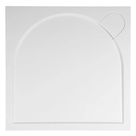 GELCO G5 LARCA szögeltes öntöttmárvány zuhanytálca, 80x80x3cm