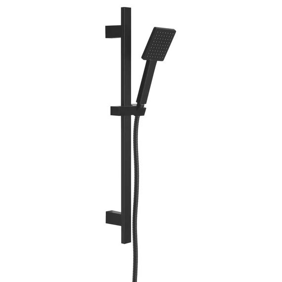 SAPHO szögeletes zuhanyrúd, 700mm, matt fekete