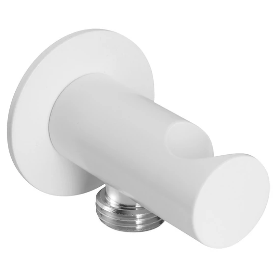 SAPHO fix zuhanytartó fali csatlakozóval, 1/2", matt fehér