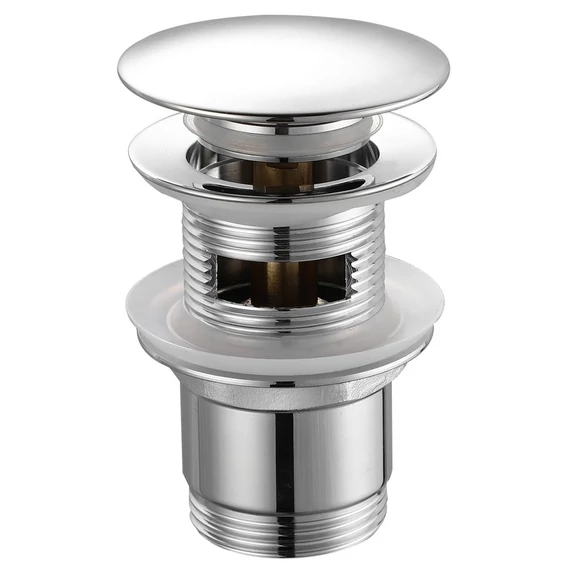 AQUALINE klik-klak mosdólefolyó, nagy dugóval, 5/4“, 25-45mm, réz/króm