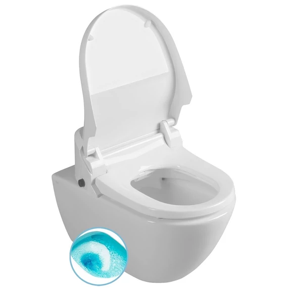 PURA fali WC USPA LUX elektronikus bidé WC-ülőkével