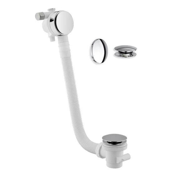 SENATOR kád le- túlfolyó töltő 900 mm hosszú csiszolt inox dugó 72mm