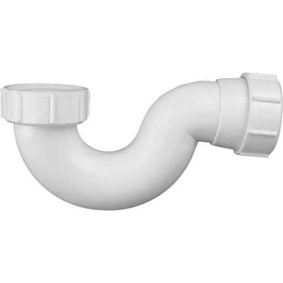 Szifon anyával, U típus, 1 1/2“, mag,:65mm