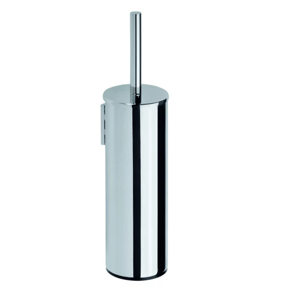 BEMETA OMEGA WC kefetartó álló vagy falra szerelhető, fekete kefe, 95x380x105mm, króm (102313067)