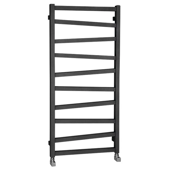 ZIG fürdőszobai radiátor, 500x1096mm, 406W, struktúrált antracit
