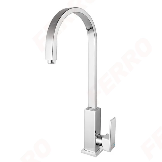 FERRO ZICCO konyhai csaptelep, álló, forgatható kifolyócsővel, króm, Bemutató
