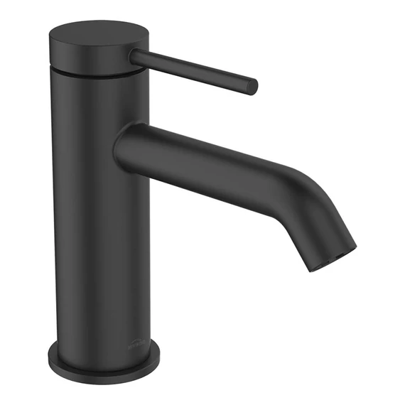 INVENA KALITEA mosdócsaptelep, álló, fekete, waterplating bevonat