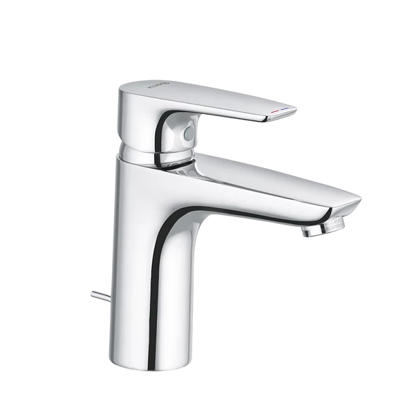KLUDI Pure&Solid mosdó csaptelep 100, fém leeresztővel