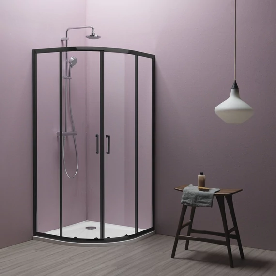 KOLPA SAN ECO QUAT TKP 80/K FEKETE + ONTEX 80/O ELŐLAPOS TÁLCA+SZIFON