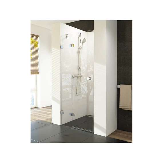 RAVAK Brilliant BSD2-100 A-bal zuhanyajtó króm+transparent