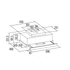 Kép 2/4 - CATA - Páraelszívó TFH-6830/A GWH fehér LED brushless