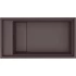 Kép 1/2 - ELLECI- Mosogatótálca Dialogo 360 Workstation Keratek K87 Cocoa inox tartozékokkal