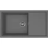 Kép 1/2 - ELLECI- Mosogatótálca Sintesi 410 Keratek K99 Dark Grey inox tartozékokkal