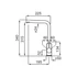 Kép 2/2 - ELLECI - Csaptelep Shell G68 Bianco