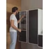 Kép 3/4 - KOLPA SAN Pandora P1301 szekrény, ajtóval és fiókokkal BL STONE/fekete kő