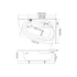 Kép 3/5 - M-ACRYL Normál automata le- és túlfolyó szifonnal (60 cm)