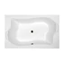 Kép 2/7 - M-ACRYL Royal különleges akril kád 180x110 + Ajándék kádláb és peremrögzítő