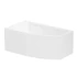 Kép 2/7 - M-ACRYL Minima aszimmetrikus akril kád 150x85 balos + Ajándék kádláb és peremrögzítő