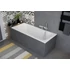 Kép 2/5 - M-ACRYL Mira Slim egyenes akril kád 180x80 + Ajándék kádláb és peremrögzítő