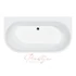 Kép 6/8 - M-ACRYL New Velvet különleges akril kád 160x85 fehér előlappal, króm lefolyóval