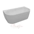 Kép 1/8 - M-ACRYL New Velvet különleges akril kád 160x85 fehér előlappal, króm lefolyóval