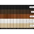 Kép 4/8 - M-ACRYL Trópusi fa oldallap egyenes kádakhoz 70-100 cm dió