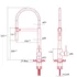 Kép 2/3 - NODOR - Csaptelep NorFlow BLACKBIRD WH