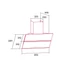 Kép 2/4 - NODOR - Páraelszívó NorBreeze MISTRAL 90 SW Hob to Hood