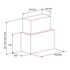 Kép 2/2 - NODOR - Páraelszívó NorBreeze CUBE GLASS ECO 90 WH