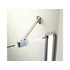 Kép 2/8 - RAVAK Chrome CSDL2-110 zuhanyajtó szatén+transparent