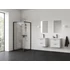 Kép 1/3 - RAVAK Blix II NBLRV2 90x90 zuhanykabin fekete+transparent