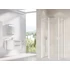 Kép 1/8 - RAVAK Chrome CRV2-80 zuhanyajtó matt fehér+transparent